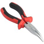 Длинногубцы изогнутые 160мм Master Basic EKF dgi-160-mas