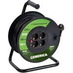 IEK GENERICA Coil UK40 with T/w 4 seats 2P+PE/40m 3x1.0mm2