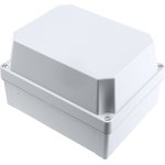 0 921 22, Plexo Series Grey Plastic Junction Box, IP55, 220 x 170 x 240mm