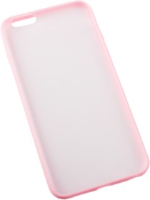 Фото 1/2 Защитная крышка LP для Apple iPhone 6, 6s Plus розовая, матовая задняя часть