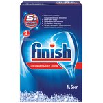 Соль для смягчения воды и удаления накипи в посудомоечных машинах 1,5 кг FINISH ...