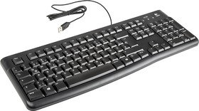Фото 1/2 920-002516, K120 Wired USB Keyboard, QWERTZ (German), Black