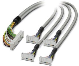 2296786, Round cable set; controller: Allen-Bradley SLC 500 (OB 32); connection 1: IDC/FLK socket strip (1x 40-position); ...