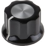 PKES60B1/4, Rotary Switch Knob for use with 6.35 mm Shafts