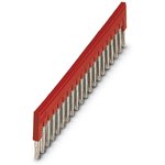 3030365, Comb bridge; ways: 20; red; Width: 6mm; UL94V-0