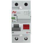 Protective shutdown device DV 2P 40A/100mA A AVERES rccb-2-40-100- a-av
