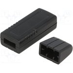 KM-205 BK, Корпус: для USB, Х: 20мм, Y: 66мм, Z: 12мм, ABS, черный