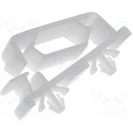 TFCCA-25-01, Snap handle; polyamide; natural; for ribbon cables fastening