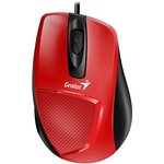 Мышь Genius Mouse DX-150X ( Cable, Optical, 1000 DPI, 3bts, USB ) Red