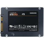 SSD 2.5" Samsung 4.0Tb 870 EVO Series  MZ-77E4T0BW  (SATA3, up to 560/530MBs ...