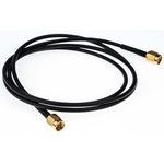 L09999B3593, Male SMA to Male SMA Coaxial Cable, 1m, RG174 Coaxial, Terminated