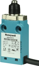 Фото 1/2 NGCMA10AX01M, NGC Series Plunger Limit Switch, NO/NC, IP67, SPDT, Metal Housing, 240V ac Max, 120 V ac 6 A, 125 V dc 550mA