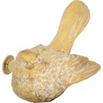 Мебельная ручка фурнитура Птичка Терра левая кремового цвета 90046/кремовый