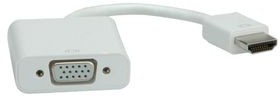 12.03.3114, Video Adapter, HDMI Plug - VGA Socket, 1920 x 1080, White