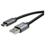11.02.9029, Cable, USB-A Plug - USB-C Plug, 3m, USB 2.0, Black