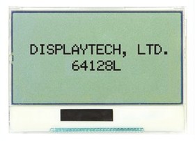 Фото 1/2 64128L FC BW-3, LCD Graphic Display Modules & Accessories 128X64 FSTN White Backlight