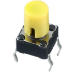 Yellow Tactile Switch Cap for PHAP5-30 Series, U5535