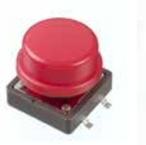 Red Tactile Switch Cap for PHAP5-50 Series, U5546