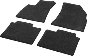 Фото 1/9 Коврики текстильные в салон автомобиля AutoFlex Standard для Chery Arrizo 8 2022-н.в., графит, с крепежом, 4 части, 4090501