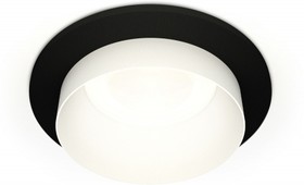 Фото 1/2 Ambrella Комплект встраиваемого светильника XC6513020 SBK/SWH черный песок/белый песок MR16 GU5.3 (C6513, N6130)