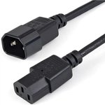 Кабель питания Filum FL-PC10-C13-C14-0.6M С13- C14, 3х0.75мм², 220В, 10A ...