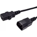 Кабель питания Filum FL-PC16-C13-C14-1.8M С13- C14, 3х1 мм², 220В, 10A, чёрный ...