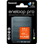 Акк. Panasonic eneloop pro BK-3HCDEC4BE(BK-3HCDE/4CP + CASE) 2500mAh AA R06 ...