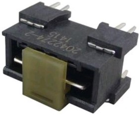 Фото 1/5 2042274-2, Pin Header, Wire-to-Board, 7.8 мм, 1 ряд(-ов), 2 контакт(-ов), Through Hole Straight, ELCON Mini
