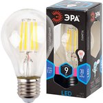 Лампочка светодиодная ЭРА F-LED F-LED A60-9W-840-E27 Е27 / Е27 9Вт филамент ...