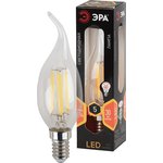 Лампочка светодиодная ЭРА F-LED BXS-5W-827-E14 Е14 / Е14 5Вт филамент свеча на ...