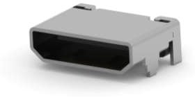 2013978-2, HDMI, Displayport & DVI Connectors Mini HDMI, RA, SMT