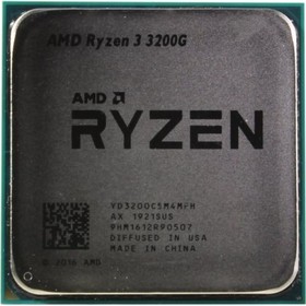Фото 1/10 CPU AMD Ryzen 3 3200G OEM (YD3200C5M4MFH) {3.6GHz/Radeon Vega 8 AM4}