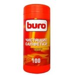 Туба с чистящими салфетками BURO BU-Tscreen, для экранов и оптики, 100шт. [817439]