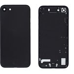 Задняя крышка для iPhone 7 (4.7) черная-пречерная (Jet Black)