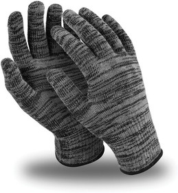 Перчатки шерстяные MANIPULA ВИНТЕР ЛЮКС, утепленные, размер 10, серые, TW-59/WG-702