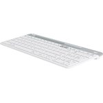 Клавиатура Logitech K580, USB, Bluetooth/Радиоканал, белый + серебристый [920-010623]