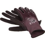 11926100, HyFlex 11-926 Brown Nylon Oil Resistant Work Gloves, Size 10, Large ...