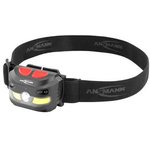 1600-0224, Headlamp, LED, Rechargeable, 250lm, 51m, IP54, Black