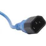 Кабель питания Filum FL-PC-C13/C14-C1-0.5-BL ПВС-АП 3x1.0 С13 - C14, 220/250В ...