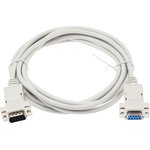 Кабель-удлинитель Ningbo COM 9pin (m) COM 9pin (f) 3м серый