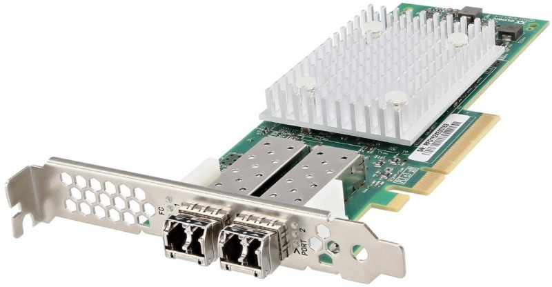 Сетевая плата Qlogic QLE2692-SR-CK 16Gb Dual Port FC HBA, PCIe
