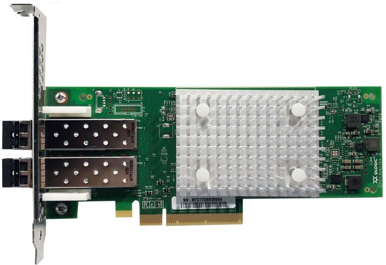 Сетевая плата Qlogic QLE2692-SR-CK 16Gb Dual Port FC HBA, PCIe