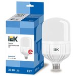 LLE-HP-30-230-65-E27, Лампа LED HP 30Вт 230В 6500К E27 IEK