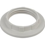 ЭРА Кольцо для патрона E14, пластик, белое Б0043679