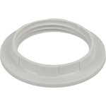 Кольцо для патрона ЭРА E27 пластик, белое Б0043681