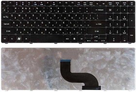 Фото 1/3 Клавиатура для ноутбука Acer Aspire 5810T, 5410T, 5536, 5536G, 5738, 5800, 5820, 5739 черная