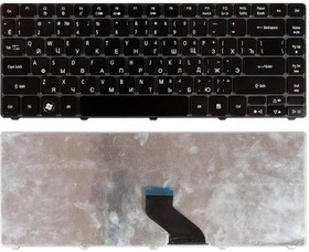 Клавиатура для ноутбука Acer Aspire Timeline 3410 3410T 4741 3810 3810T черная глянцевая