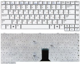 Клавиатура для ноутбука Samsung M50 серебристая