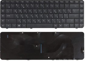 Фото 1/3 Клавиатура для ноутбука HP Compaq Presario CQ62 CQ56 G62 G56 черная