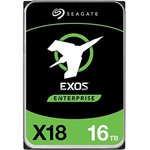 16TB Seagate Exos X18 (ST16000NM000J) {SATA 6Gb/s, 7200 rpm, 256mb buffer, 3.5"}
